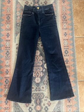 Frame Le One Crop Mini Boot Jean
